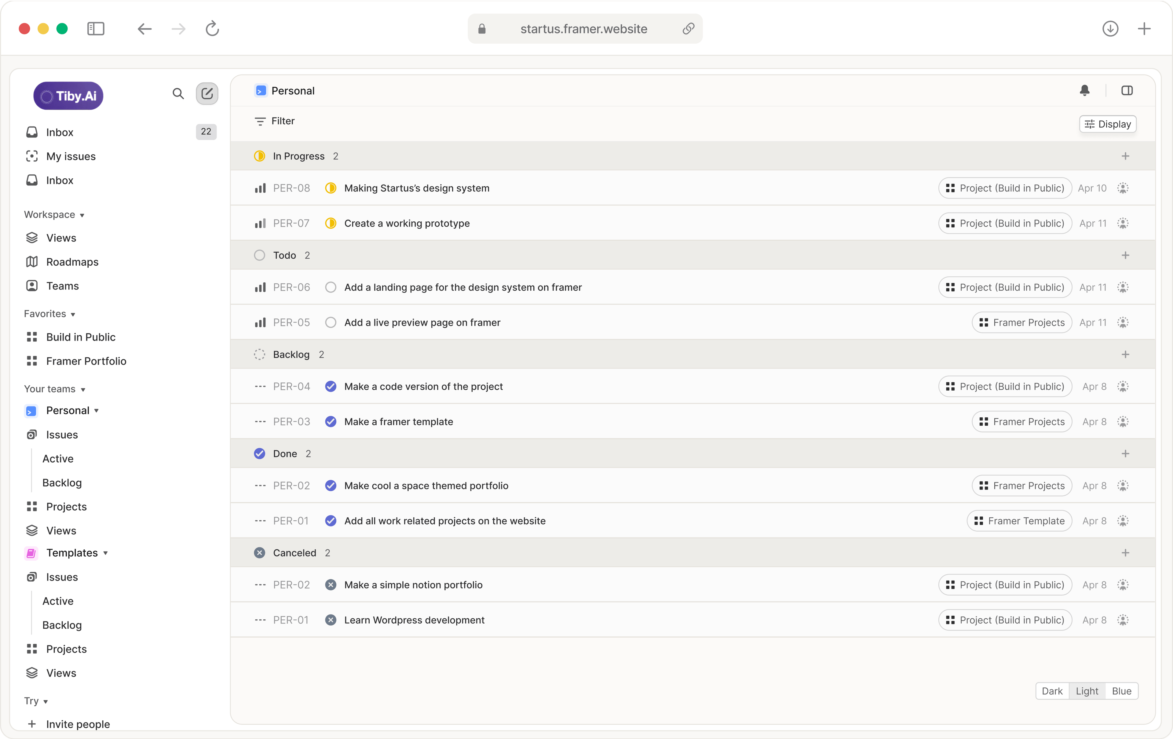 Enterprise Knowledge Base Interface